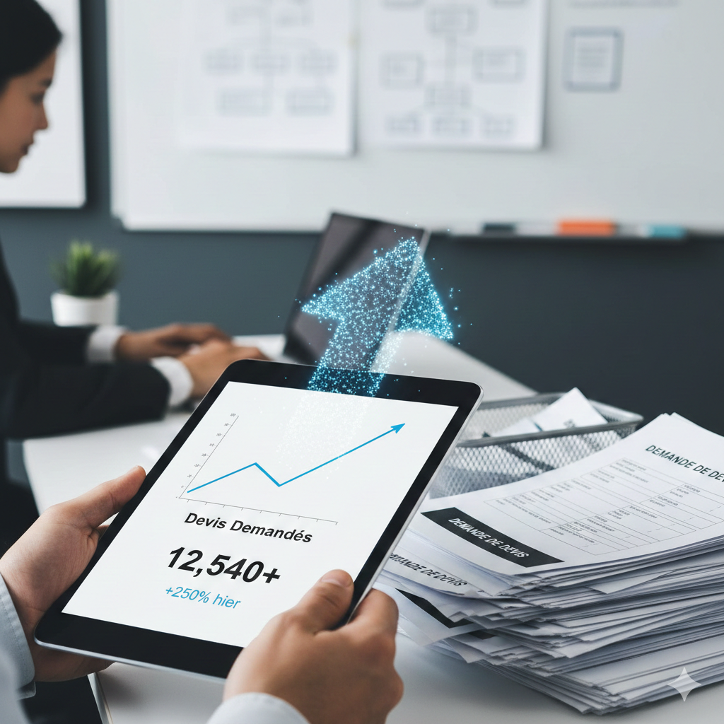 12 540+ demandes de devis générées